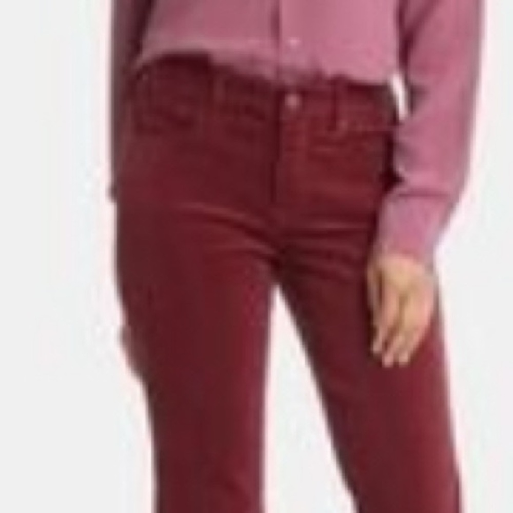 NYDJ Marilyn Straight Fine Whale Stretch Corduroy pants Size 8
